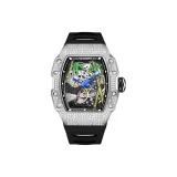 HBR926-Белый корпус с черным ремешком