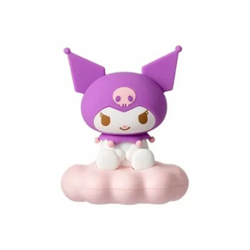 Miniso x Sanrio Kuromi Cinnamoroll Pochacco Cloud Kneading Collection Ночной светящий светильник с фигурками в стиле Chibi