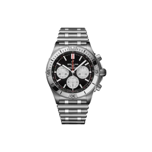 BREITLING Механический Часы Мужские из коллекции Mechanical Chronograph Collection, 42 мм, Черный