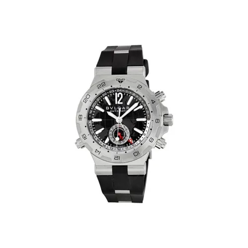 BVLGARI Механизм с ручным заводом Мужские часы DIAGONO 42 мм Черные