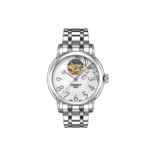 Tissot Автоматический Механический Movement Женские Часы 35 мм Серебряные