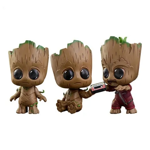 Hot Toys Грут Косб360 Guardians of The Galaxy 2 Детский Набор Фигурки в стиле Chibi 10 см