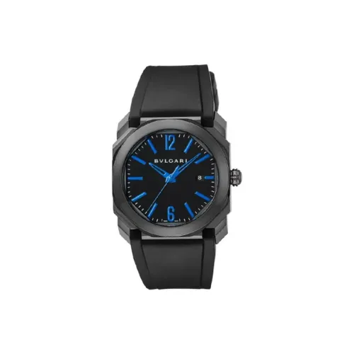 BVLGARI Автоматический Механический Механизм Мужские Часы OCTO 41 мм Черные