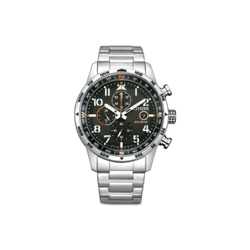 CITIZEN Ecology Drive Collection Светильник Кварцевый механизм Часы 43 мм Мужские часы Черный циферблат CA0790 83E