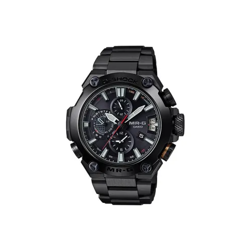 CASIO Солнечный Кварцевый Механизм Супер Титан Ремешок Часы Унисекс Черный Циферблат