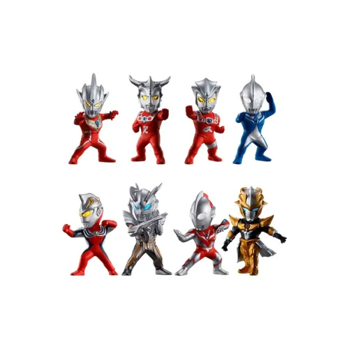 BANDAI Ультрамен Converge Grand Сборка Украшение сборкой MOTION Шестое издание Счастливый набор из 8 штук