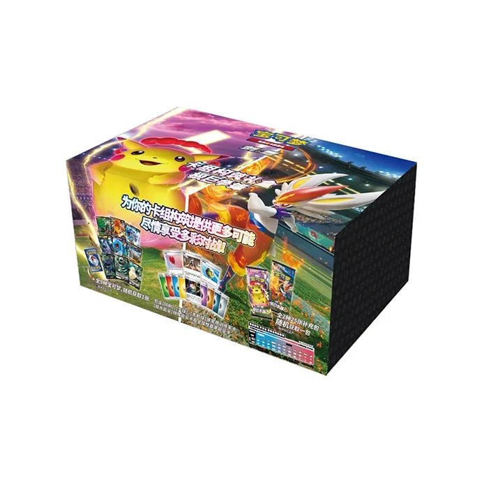 Pokémon Sword Shield PTCG Упрощенный Китайский Gigantamax CLASH Deck Здание Коробка Карты для дуэлей Одна коробка