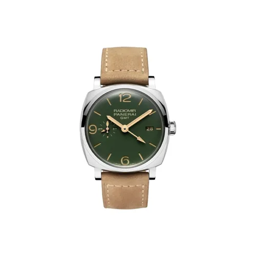 PANERAI RADIOMIR Коллекция Автоматический Механический Механизм Мужские Часы Часы 45 мм Зеленый Циферблат