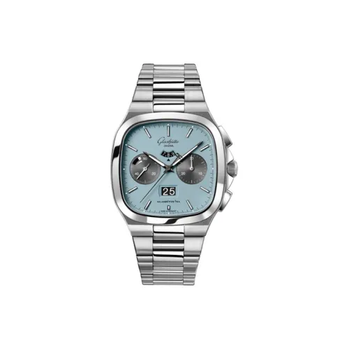 Glashütte Original Автоматический Механический Часы Мужские Винтажные 40мм*40мм Синий