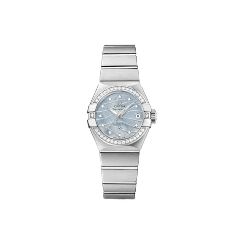 OMEGA Автоматический Механический Movement Женские Constellation Collection Часы 27 мм Синие