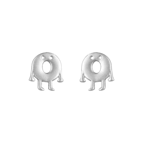 Серьги-гвоздики из серебра S925 женские