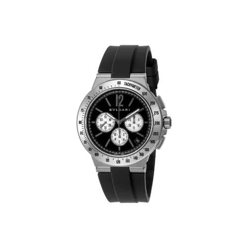 BVLGARI Автоматический Механический Механизм Мужские Часы DIAGONO 41 мм Черные