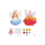 8 шт. Платье принцессы Вверх poke poke Музыкальное