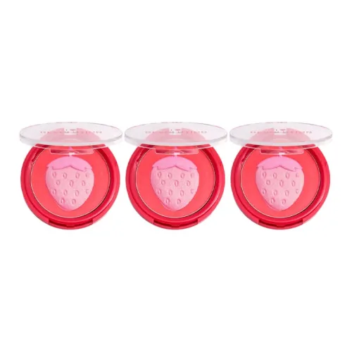 MAKEUP REVOLUTION Fruit Collection PLUMP Хайлайтер Румяна 9,1г*3