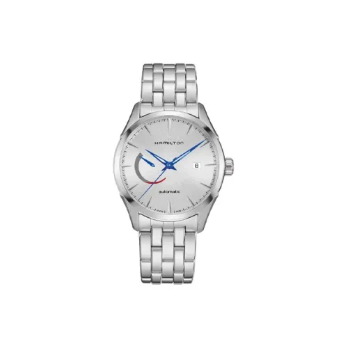 HAMILTON Автоматический Механический Механизм Мужские Часы Jazz Series 42 мм Серебряные