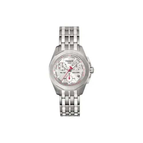 TISSOT T SPORT Collection Кварцевый механизм Женские часы Watch Серебристый циферблат