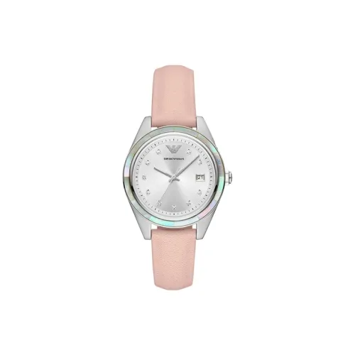 EMPORIO ARMANI Кварцевый механизм Женские часы 36 мм Серебряные