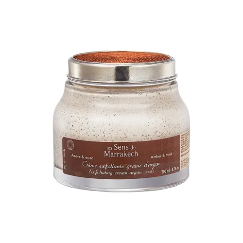 LES SENS DE MARRAKECH Амбра Мускус Скраб Ореховый Аромат Освежающий