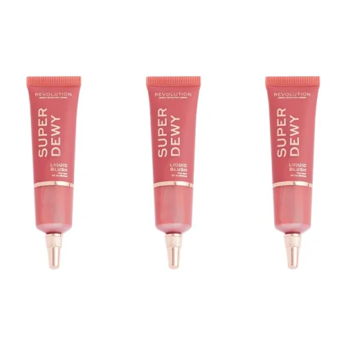 MAKEUP REVOLUTION Superdewy Жидкие Румяна 15 мл * 3