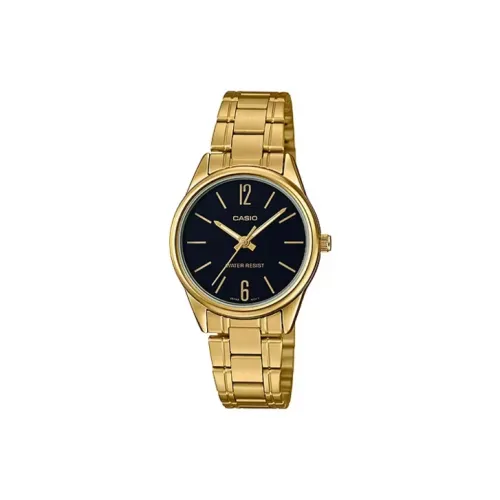 CASIO Standard Series Кварцевый механизм нержавеющая сталь ремешок мужские часы черный LTP V005G 1B