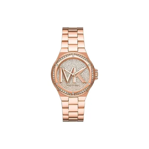 MICHAEL KORS Женские часы Кварцевый механизм Ремешок из нержавеющей стали Белый циферблат MK7230