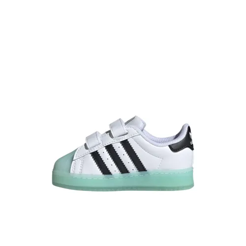 Adidas Superstar Series Детские Скейтбординги Низкий Топ Белый Kids