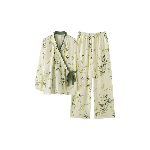 Dream Heart Пижама Комплект Женский Светло-Зеленый