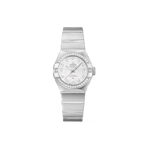 OMEGA Автоматический Механический Movement Женские Constellation Collection Часы 27 мм Белый