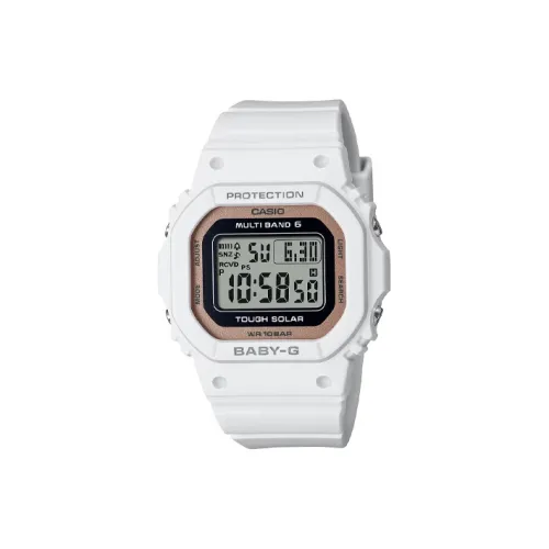 CASIO Baby G Кварцевый механизм Смольный ремешок Часы Женские Серый циферблат BGD 5650SP 7JR
