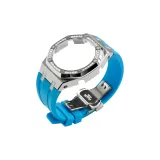 Серебряный ободок, ромб, чехлы для часов, небесно-голубой, ленты, одежда, наборы