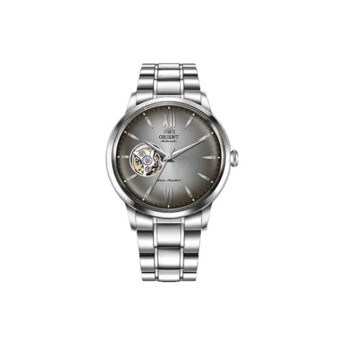 ORIENT Classic Collection Автоматический Механический Механизм Нержавеющая Сталь Ремешок Часы Мужские Серый Циферблат RA AG0029N
