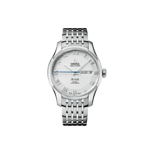 OMEGA Автоматический Механический Часы Мужские Dish Fly Series 41mm Parallel Year Calendar 41mm Белые