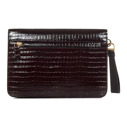 TOM FORD Кожа Клатч Мужской Темно-коричневый