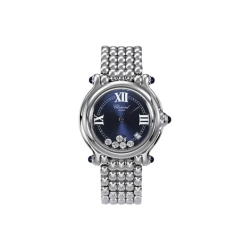 CHOPARD Кварцевый механизм Женские часы 38 мм Синий циферблат Корпус из нержавеющей стали Ремешок из нержавеющей стали 288965 3002