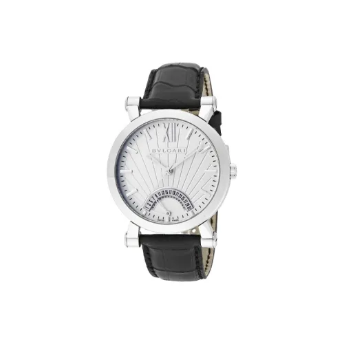 BVLGARI Автоматический Механический Механизм Мужские Часы Sotirio Bulgari 42 мм Белые