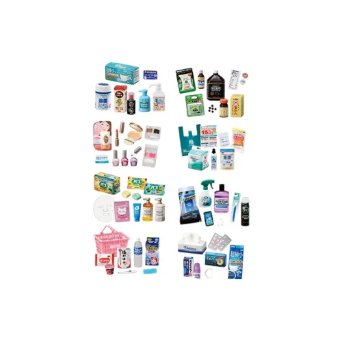 RE MENT The Маленькая Аптека Рядом с МЫМ Домом Счастливый Рисунок Цельная Коробка 8 Штук