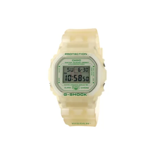 Г Shock Hidden X Г Shock Collaboration Кварцевый механизм Смола Ремешок Часы Унисекс Серый циферблат DW 5600HDN22 7