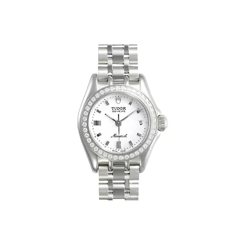 TUDOR Кварцевый механизм Женские часы 26 мм Белый циферблат Корпус из нержавеющей стали Ремешок из нержавеющей стали
