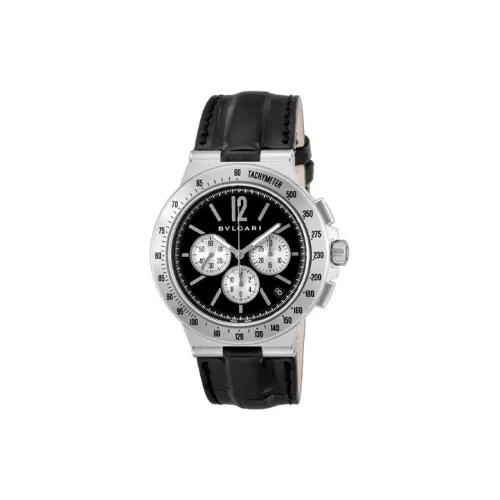 BVLGARI Автоматический Механический Механизм Мужские Часы 41 мм Черный