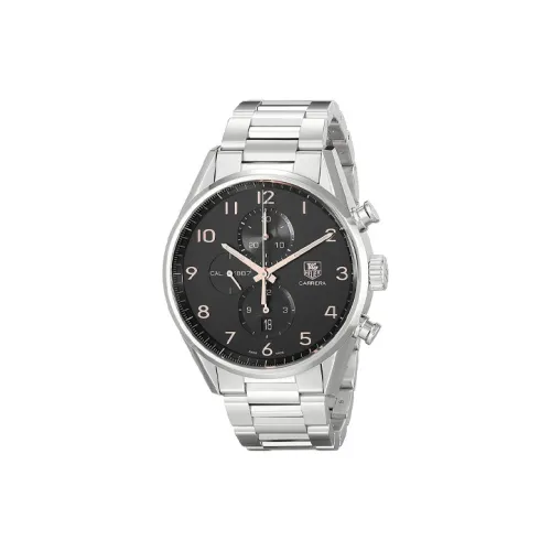 TAG HEUER Автоматический Механический Механизм Мужские Часы Carrera Collection 43 мм Черные