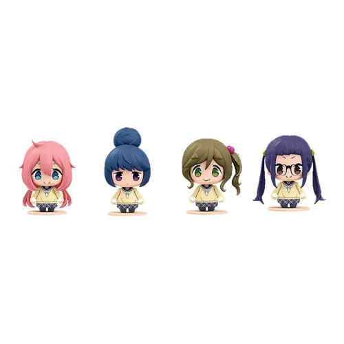 GSC Pokemacket Yurucamp 01 Collection Relaxing Кемпинг Счастливый Draw Single Капсульная игрушка Целая коробка 4 шт