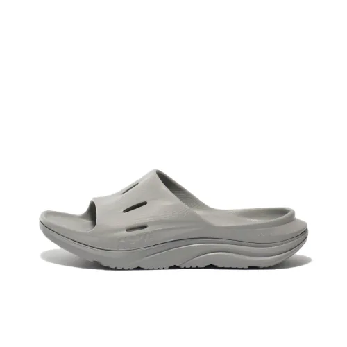HOKA ONE ONE Ora Recovery Slide 3 Слипоны Серый Мужской