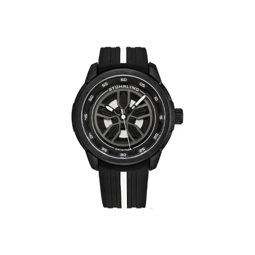 STUHRLING Кварцевый механизм Мужские часы 44mm*11mm*44mm Черный