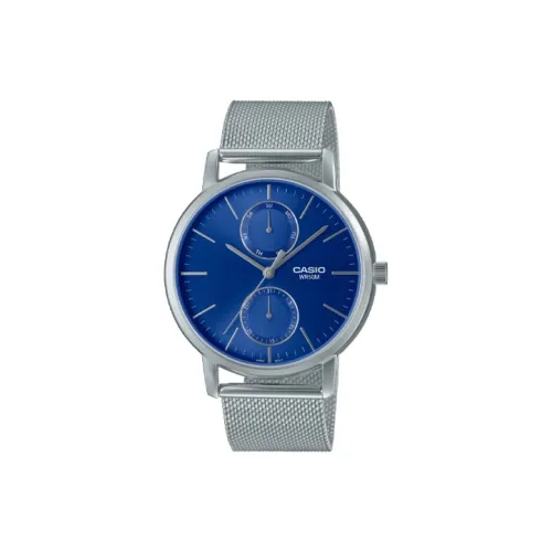 CASIO Standard Series Кварцевый механизм нержавеющая сталь ремешок мужские часы синий MTP B310M 2A