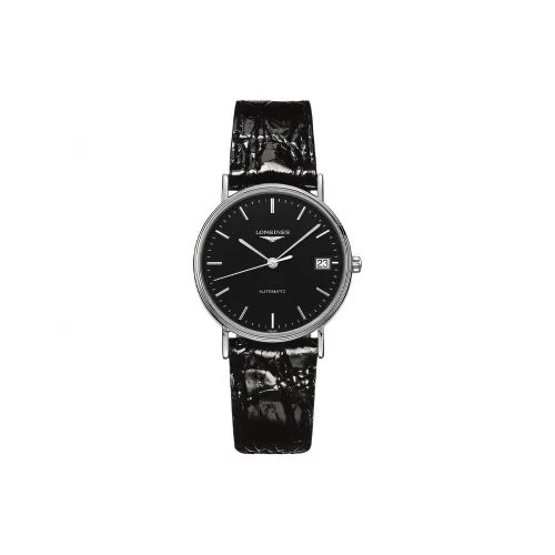 LONGINES Автоматический Механический Механизм Мужские Часы Magnificent Collection 34,5 мм Черные