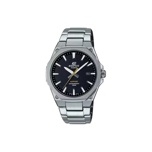CASIO EDIFICE Кварцевый механизм нержавеющая сталь ремешок унисекс черный циферблат
