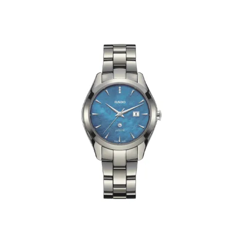 RADO Florence Collection Кварцевый механизм Женские часы 28 мм Синий циферблат Корпус из нержавеющей стали Ремешок из нержавеющей стали