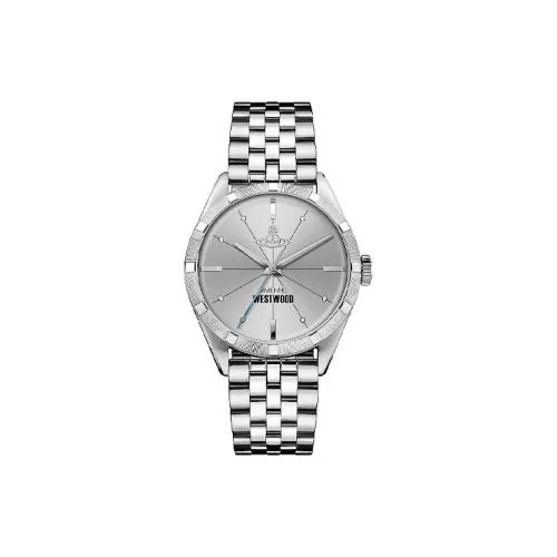 Vivienne Westwood Кварцевый механизм Мужские часы 40 мм Серебряный