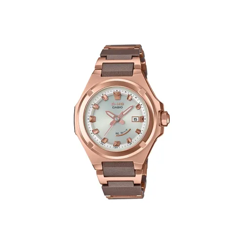 CASIO Малыш G Коллекция Кварцевый механизм Металл Пластик Ремешок Часы Женские Серый циферблат MSG W300CG 5A