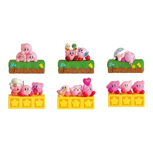 RE MENT Star Kirby 30th Кирби В Порядке Счастливый Draw Цельная Коробка 6 Штук